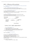 NP11 – Efficiency of fat synthesis + exam questions 

NP12 – energetic efficiency of metabolic conversions (heat as by-product): constancy of body temperature



