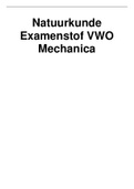 Natuurkunde examenstof vwo mechanica samenvatting