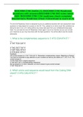 BIOCHEM C785 2ndOA (1)/ BIOCHEM C785 Readiness Questions with answers/BIOCHEM C785 BIO notes latest 2022/ BIOCHEM C785 2 OA readiness check complete/ Biochemistry Readiness Check II (Download to score an A)