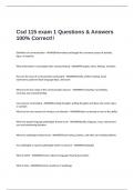  Csd 115 exam 1 Questions & Answers 100% Correct!!