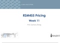 RSM455 Week 11