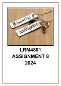 LRM4801 ASSIGNMENT 8 2024