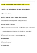 Fundamentals of Microbiology Chapter 1 Test Bank DOWNLOAD TO BOOST YOUR GRADES 