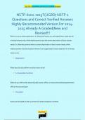 NSTP-6102-2013T(UGRD) NSTP 2 Questions and Correct Verified Answers  Highly Recommended Version For 2024- 2025 Already A Graded|New and  Revised!!!