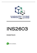 INS2603 EXAM PACK 2022