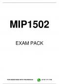 MIP1502 EXAM PACK 2025