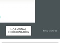 AQA GCSE Biology Triple: Hormonal control 