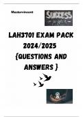 LAH3701 EXAM PACK 2024/2025  {QUESTIONS AND ANSWERS }