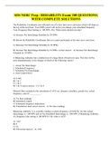 SOS NERC Prep - RElIABILITY Exam| 200 QUESTIONS| WITH COMPLETE SOLUTIONS