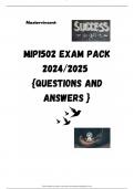 MIP1502 EXAM PACK 2024/2025  {QUESTIONS AND ANSWERS }