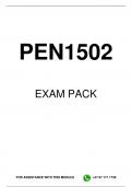 PEN1502 EXAM PACK 2024