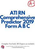 ATI RN Comprehensive Predictor 2019 Form A B C