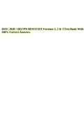 2019 | 2020 | 2022 PN HESI EXIT Versions 1, 2 & 3 Test Bank With 100% Correct Answers.