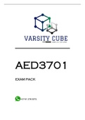 AED3701 EXAM PACK 2023