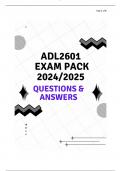 ADL2601 EXAM PACK 2024/2025