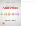 The Art of Public Speaking 