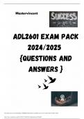 ADL2601 EXAM PACK 2024/2025  {QUESTIONS AND ANSWERS }