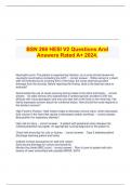  BSN 266 HESI V2 Questions And Answers Rated A+ 2024.