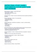 UNITEK FINAL STUDY GUIDE – FUNDAMENTALS EXAM QUESTIONS AND ANSWERS