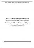 Test Bank for Nester-s Microbiology A Human Perspective, 10th Edition by Anderson ISBN NO 9781260735505 Chapter 1-30 Complete Guide..pdf