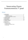 Chemie 3de graad ASO examencommissie 2024