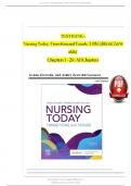 Test bank for nursing today transition and trends 10th edition by zerwekh All Chapters Complete Guide