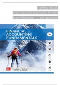 SOLUTION MANUAL For Financial Accounting Fundamentals, 8th Edition By John Wild, Verified Chapters 1 - 13, Complete Newest Version