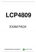 LCP4809 EXAM PACK 2024