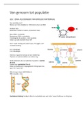 Hoorcolleges van genoom tot populatie