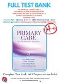 Test Bank For Primary Care: A Collaborative Practice 5th Edition By Terry Mahan Buttaro & JoAnn Trybulski & Patricia Polgar-Bailey & Joanne Sandberg-Cook 9780323355018 Chapter 1-250 Complete Guide .