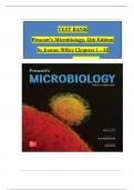 TEST BANK For Prescott’s Microbiology, 12th Edition by Joanne Willey, ISBN:9781265123031, All 42 Chapters Covered, Verified Latest Edition