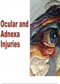 Ocular and Adnexa Injuries - A Comprehensive Guide to Management