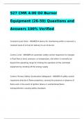 527 CMR 4:00 Oil Burner Equipment (26-50) Questions and Answers 100% Verified