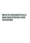 HESI FUNDAMENTALS 2022/2023 QUESTIONS AND ANSWERS
