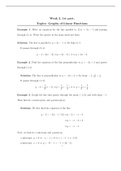  Graphs of Linear Function