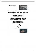 MNG2602 EXAM PACK 2024/2025  {QUESTIONS AND ANSWERS }