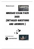 MNG2602 EXAM PACK 2025  {QUESTIONS AND ANSWERS }