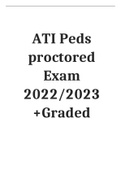 ATI Peds proctored Exam 2022/2023 +Graded