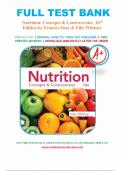 Test Bank for Nutrition: Concepts and Controversies, 16th Edition, Frances Sizer, Ellie Whitney, Leonard Piché, ISBN-10: 0357727614, ISBN- 13: 0357727614 Newest Edition 2024 Pdf Instant Download