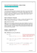 nth Derivative/Higher Order Derivatives Notes - Advanced Programme Mathematics - Grade 12