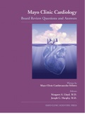 Mayo Clinic Cardiology Board - Review Questions and Answers