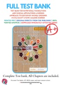 Test Bank For Nutritional Foundations and Clinical Applications A Nursing Approach 7th Edition By Michele Grodner; Sylvia Escott-Stump; Suzanne Dorner 9780323544900 Chapter 1-20 Complete Guide .