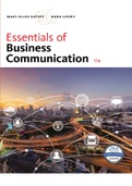 Essentials of Business Communication, 11th Edition