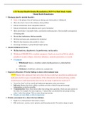 ATI Mental Health Retake/Remediation 2019-Verified Study Guide