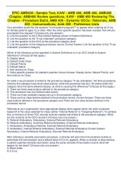 EPIC AMB400 - Sample Test, KAW - AMB 400, AMB 400, AMB400 Chapter, AMB400 Review questions, KAW - AMB 400 Reviewing The Chapter - Procedure Build, AMB 400 - Dynamic OCCs - Referrals, AMB 400 - Immunizations, Amb 400 - Preference Lists