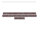 ATI FUNDAMENTALS PROCTORED EXAM 2024 RETAKE GUIDE REVIEW GRADED A