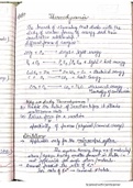 class 11 chemistry thermodynamics ncert quick notes