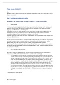 Samenvatting Politiestudies 2022-2023