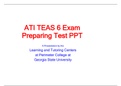 ATI TEAS 6 Exam Preparing Test PPT 2023 Questions and Verified Answers