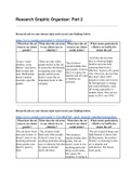 English 3 2.04 Integrating and Evaluating Sources Research Graphic Organizer Part 2